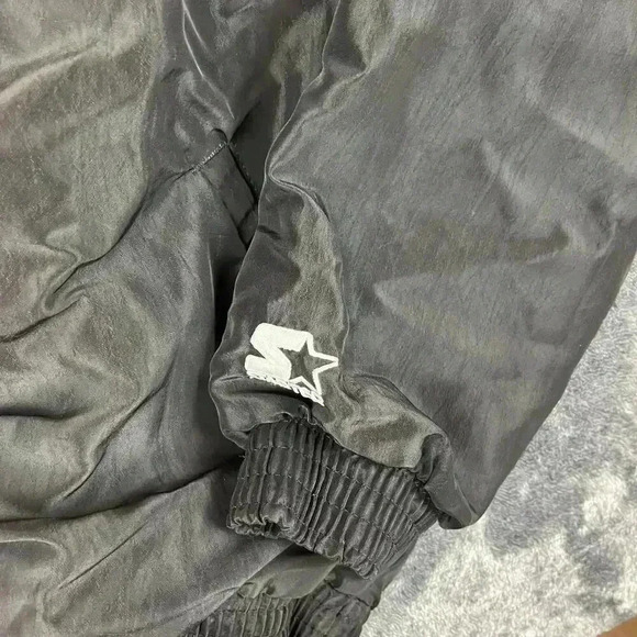 Vtg Starter Panthers Windbreaker Jacket 1/4 Zip Embroidered Made In USA Mens XXL - Picture 3 of 10